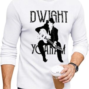 T-Shirt Men's Round Neck Long Sleeve T-shirts Autumn Vintage Print Pullover Sweatshirt