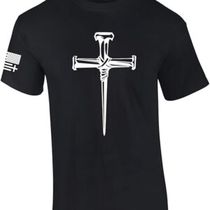 Jesus Nail Cross Coventry Cross of Nails Mens Christian Short Sleeve T-Shirt Graphic Tee